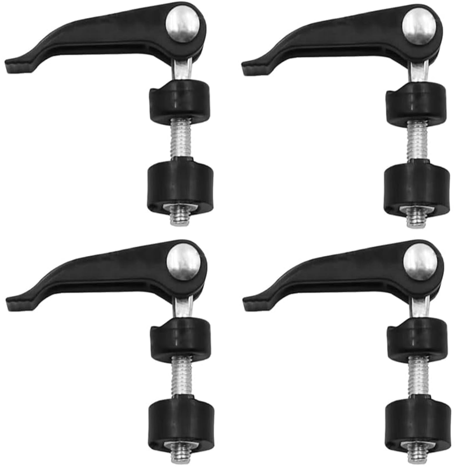 Luoyuanjia 4 Pcs Handle Knob Nut Bolt, Mower Screw Bolt Lawn Mower Handle Nut for Lawn Mower Machine Accessories, Manual Screw Quick-pressing Adjustment Screw for Mower Replacement Parts