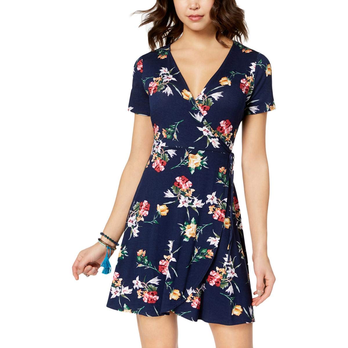 side tie wrap dress