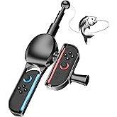 PAWDIARY for Nintendo Switch 2 Fishing Rod, for New Switch 2 Controller Handle Fishing Game Accessory for Legendary Fishing, for Bass Pro Shops: The Strike & for Fish Star World Tour