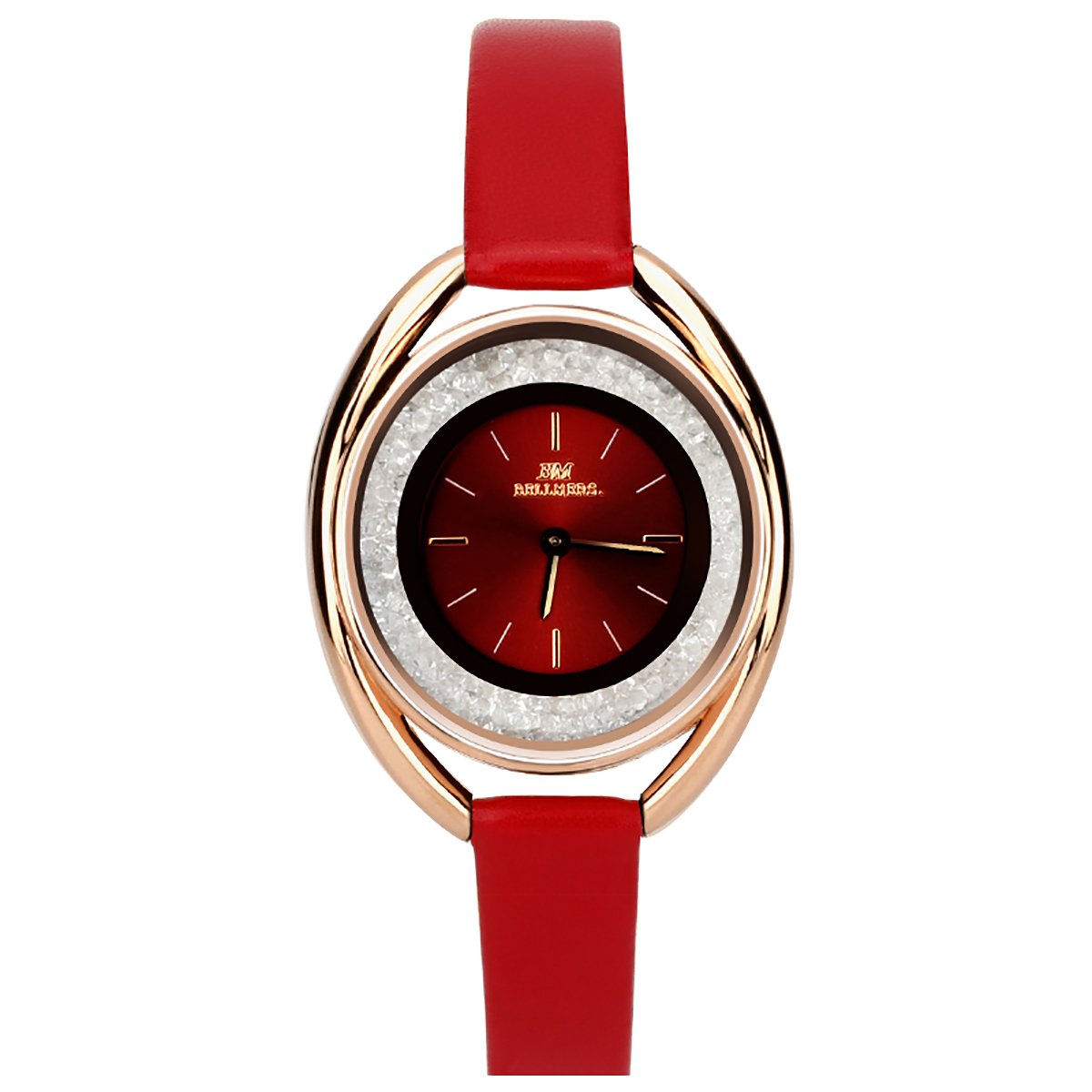 Longqi 30M Waterproof Women Quartz Watch with Leather Strap Swiss Wristwatches