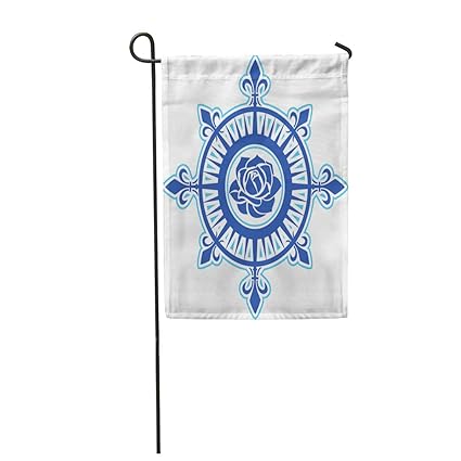 Amazoncom Semtomn 12x 18 Garden Flag Blue Charter