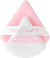 Brushworks Triangular Powder Puff Duo Set Ultra Soft Flawless Finish view 6