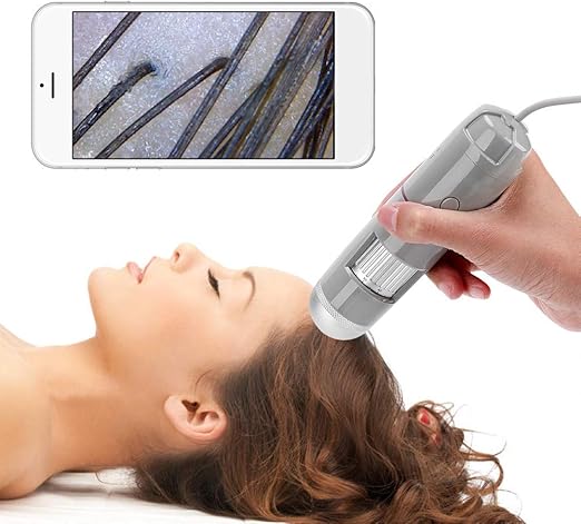 Hair Tester,USB Skin Hair Scalp Detector Digital Microscope Skin