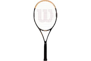 Wilson Burn Spin 103 Adult Recreational Tennis Racket - Black/Yellow