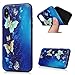 YOKIRIN iPhone X Case (2018), Printed Floral Shock-Absorption Soft TPU Rubber Bumper Colorful Butterfly Anti-Scratch Fingerprint Ultra Thin Slim Protective Cover for iPhone X