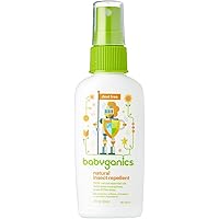 Babyganics DEET Free Travel Size Bug Spray, 2oz