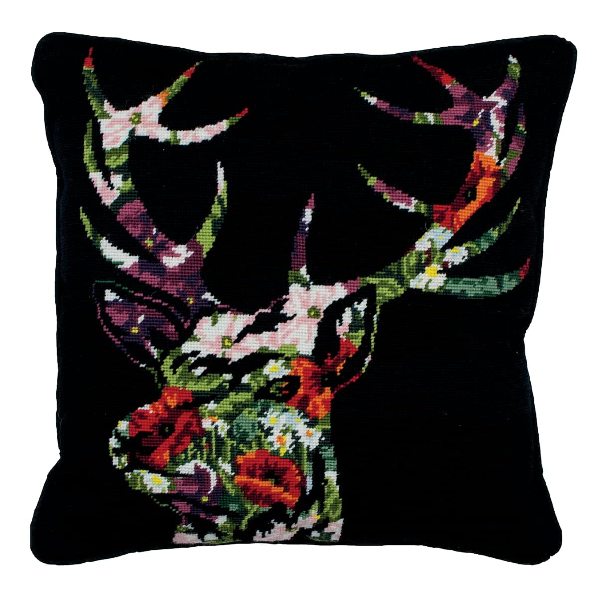 Anchor Tapestry Kit: Cushion: Living: Stag Silhouette