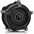 For harley davidson Sportster Air Cleaner filter street road glide M8 softail dyna 103 107 air intake Road King touring (OPS Black - Gray -Black spike, Model A : Sportster 883 1200)
