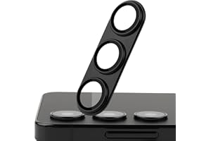 MONASAY Camera Lens Protector compatible for Samsung Galaxy S24+ Plus 6.7 inch[Strong Adhesion][Scratch Resistant] Full Coverage Matte Metal Tempered Glass Camera Cover Film, Black