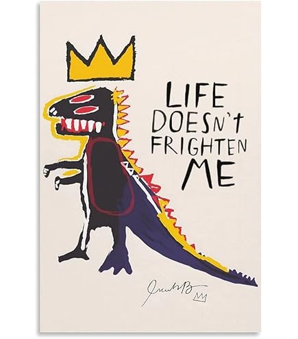 Amazon.com: Framed Basquiat Wall Art, Basquiat Poster Jean Michel