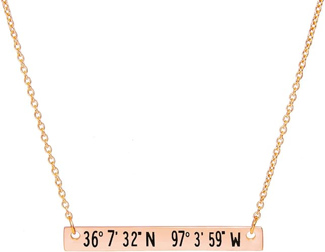 bar necklace for girlfriend