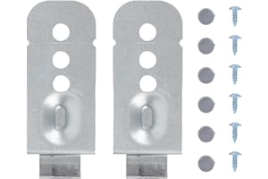 Penitue 2pcs DD98-01051C Dishwasher Installation Bracket for Samsung, Dishwasher Mounting Clips & Hardware Replacement Parts Secure Stabilizing Bracket Set Install Kit