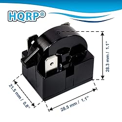 HQRP QP2-4R7 4.7 Ohm 3-Pin PTC Starter/Start Relay