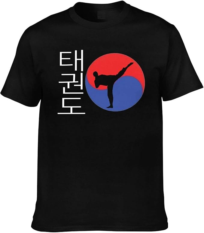 N/A/ Korean Taekwondo Men's Short Sleeve Shirt TShirt