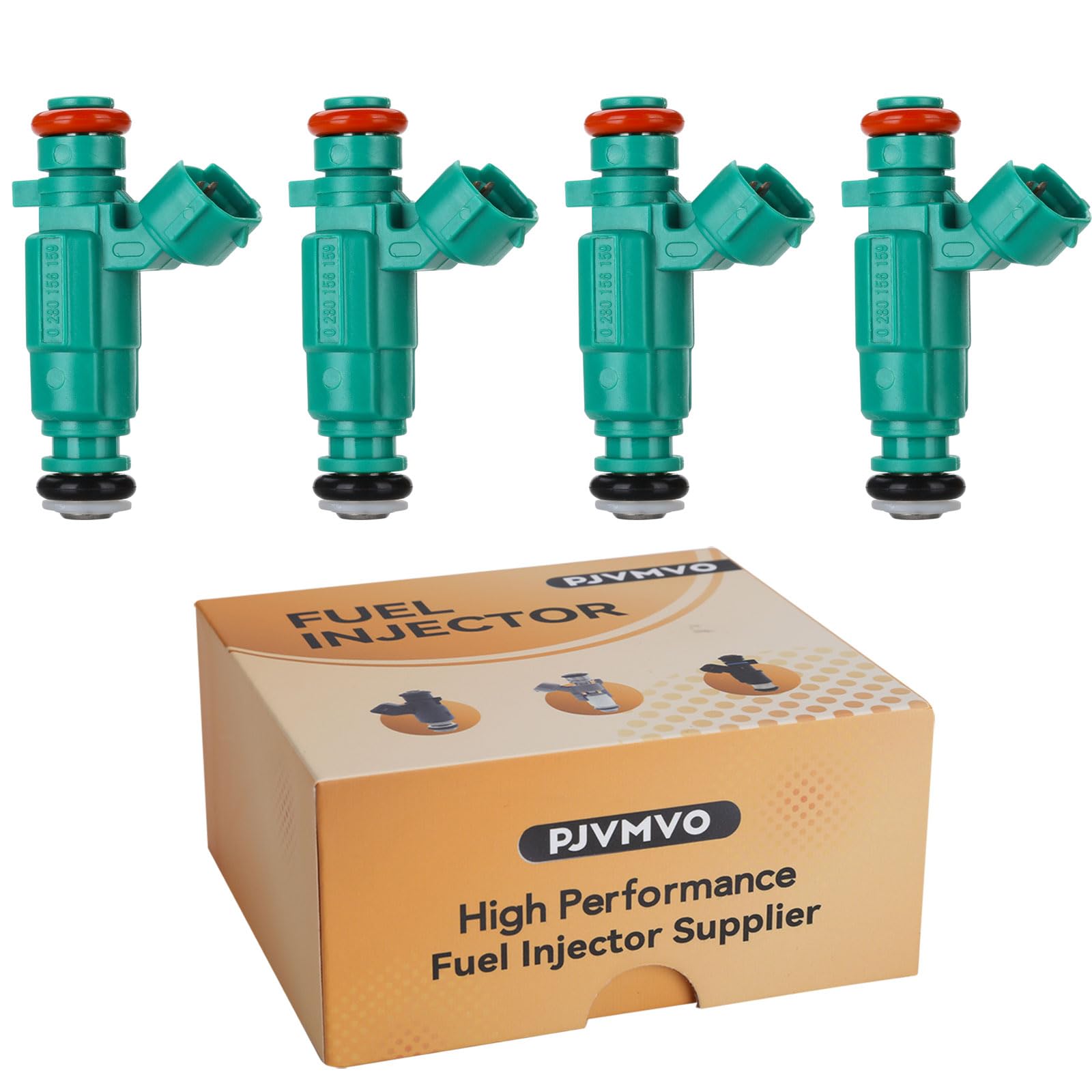 Photo 1 of 0280156159 OE 1.8L Performance Fuel Injectors,Compatible with/Nissan 1.8 Sentra 2000 2001 2002 2003 2004 2005 2006 |12 Holes| |Set of 4|