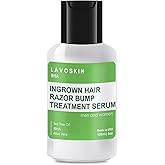 LAVO Tea Tree Gel w/Salicylic Acid - BEST Ingrown Hair Treatment - Razor Bump and Burn Remover - Bikini Lines & Acne - Use After Shaving, Hair Removal, Waxing, Laser, Electrolysis - for Men and Women