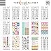 me & my BIG ideas Sticker Value Pack for Mini Planner - The Happy Planner Scrapbooking Supplies - Planner Basics Theme - Multi-Color & Gold Foil - For Projects & Albums - 30 Sheets, 1768 Stickers