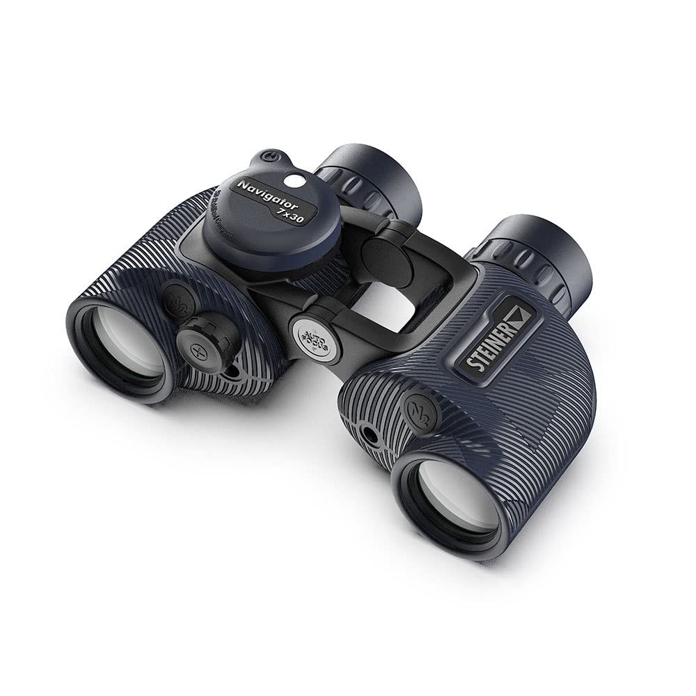 Steiner Navigator Pro 7x30 marine binoculars with compass - Best HD-compass, extremely rugged, sharp images, 5m water proof - outstanding viewing quality for beginners and professionals, 7145