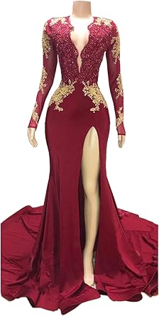 2019 long sleeve prom dresses