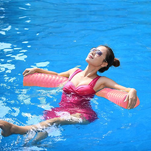 California Sun Deluxe Unsinkable Ultra Soft Foam Cushion Pool Noodle - Coral - //coolthings.us