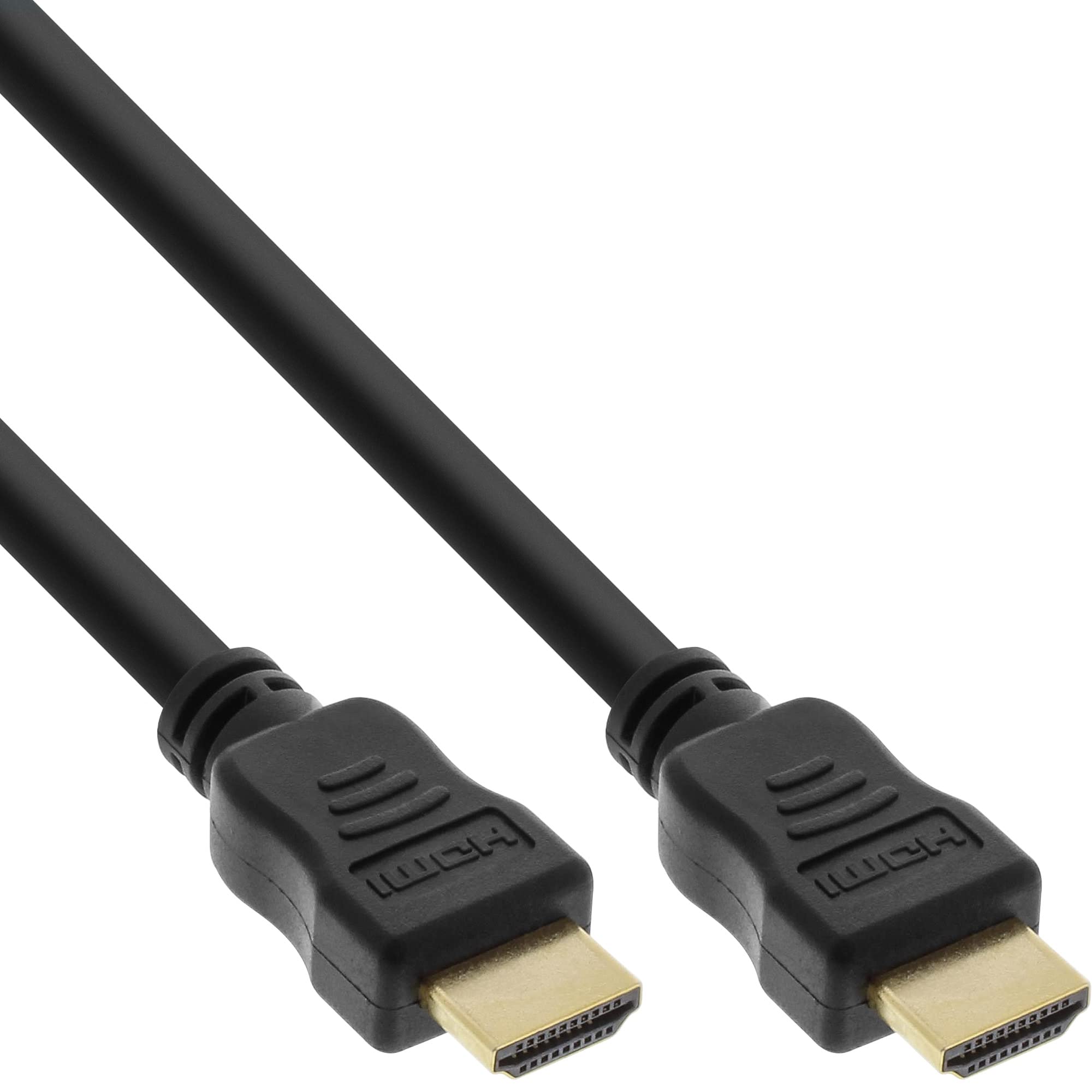 Inline 17533P HDMI Cable - HDMI High Speed with Ethernet - Premium - Male/Male - Black/Gold - 0.3 m