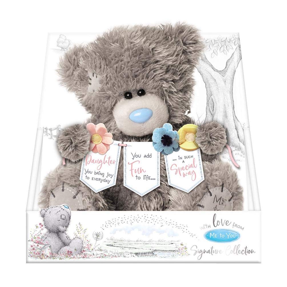 Me To You Signature Collection Daughter Tatty Teddy AP901096, Blue,Grey,Silver