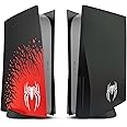 Vanknight Standard Disc Console Faceplates Spider Console Faceplate Compatible with PS5 Standard Disc Console Premium ABS Replacement Shell Cover for Console