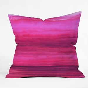 Amazon.com: Retro_fashion_ombre_waves_sunset_Throw_Pillow ...