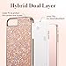 ESR iPhone 7 Case,iPhone 6 Case, Bling Glitter Sparkle Dual Layer Shockproof Hard PC Back + Soft TPU Inner Shell Skin for 4.7