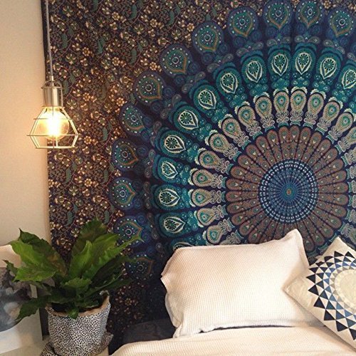 image for Federal Exports Handmade Cotton Mandala Bedspread Throw Bohemian Backd