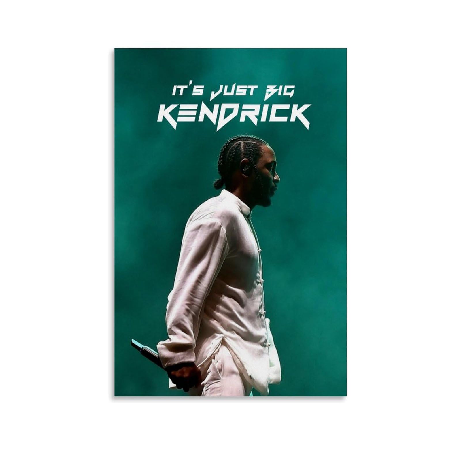 LONGRUi Kendrick Lamar Art Poster Decorative Painting Canvas Wall And Art Picture Print Modern Family Bedroom Decor Posters 12x18inch(30x45cm)