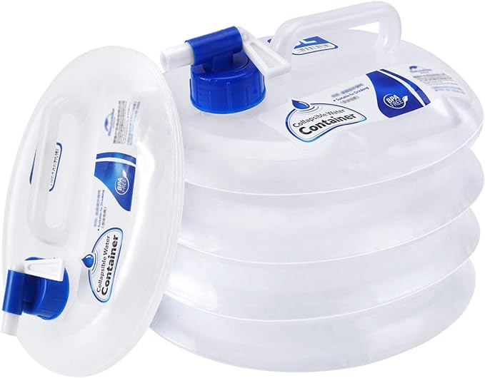 Collapsible Water Container, Premium Portable Water Storage