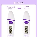 Easy@Home Ovulation Tracker Digital Basal Thermometer Purple DMT-3018 view 6