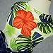 Fitwarm Hawaiian Palm Dog Clothes Dresses Vest Shirts Pet Cat Apparel Green Medium