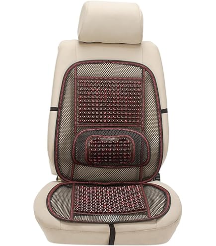 Natural Wood Bead Seat Cover Pad Mat Comfy Cool Summer Massage Car Seat - View #6