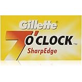 100 7 O'clock SharpEdge Double Edge Safety Razor Blades