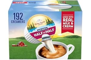 GENERIC Coffee Creamer Mini Moo’s Half & Half Creamer Singles, 192 Count
