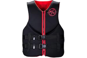 HyperLite Men's Indy Life Jacket - US Coast Guard Approved Level 70 Buoyancy Aid, Great for Any Water Sports Activity Including Boating, Paddle & Swimming