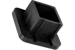 LFPartS Heavy Duty Trailer Hitch Cover Plug (Fits 2" Receivers, Black)