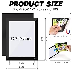 STTMGN Magnetic Picture Frames with Black