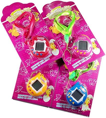 HNBility 1PC 90S Nostalgic 49 Pets in One Virtual Cyber Pet Toy with Long Lanyard - Best for Christmas Gift