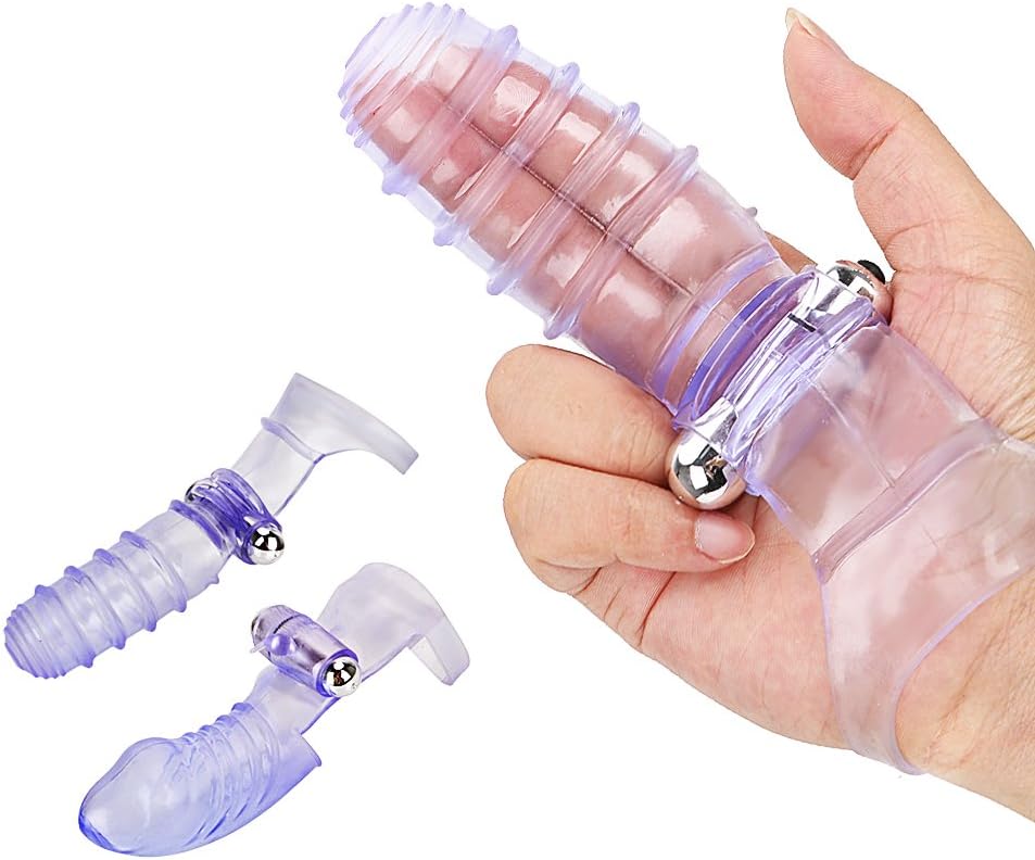 Portable Soft Silicone Mini Finger Vibra~tors Fingering Massage Toys-CAP01