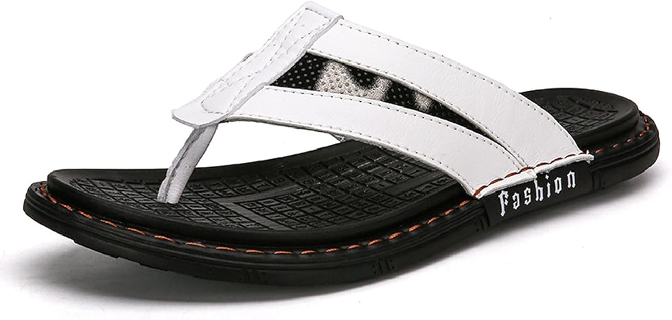 Amazon.com | Men's Summer Flip Flops Beach Clip Toe anti-slip Sandals Comfy Open Toe Men's Beach 