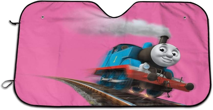 Amazon きかんしゃトーマス人気 車用品 個性的なデザイン紫外線対策 遮光 断熱 車のフロントガラスのサンシェード 車用サンシェード フロントフロントガラスサンバイザー 吸盤使用 簡単着脱 丈夫で長持ち展開 寸法70 130cm 車 バイク 車 バイク