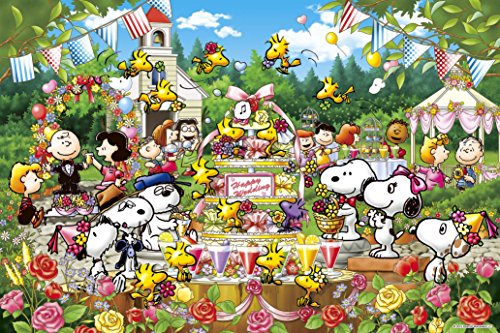 1000 piece jigsaw puzzle PEANUTS Woodstock Wedding (50x75cm)