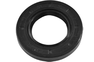 uxcell Oil Seal, TC 30mm x 52mm x 8mm Nitrile Rubber Cover Double Lip with Spring for mechanical motive Axle Shaft, Black Pack of 1
