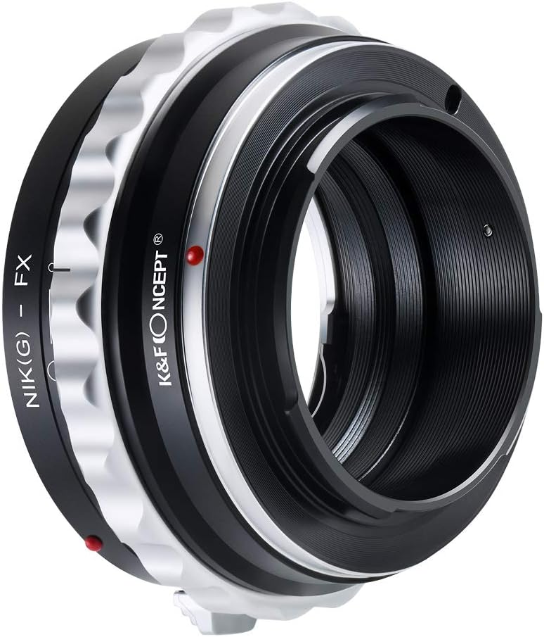 Nikon to Fuji X Adapter,K&F CONCEPT Lens Mount Adapter with Aperture Control Ring for Nikon Nikkor G AI F Mount Lens to Fujifilm Fuji X FX Mount Camera for Fuji XT2 XT20 XE3 XT1 X-T2 - Image 4
