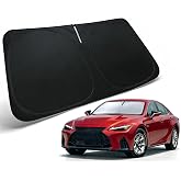 PAIMOHO Sun Shade for 2014-2026 Lexus IS300/IS350/IS500/IS250/IS200t | Car Accessories, Front Window Sun Visor Protector &amp; Heat Shield | 240T Sunshade Protection Blocks UV Rays