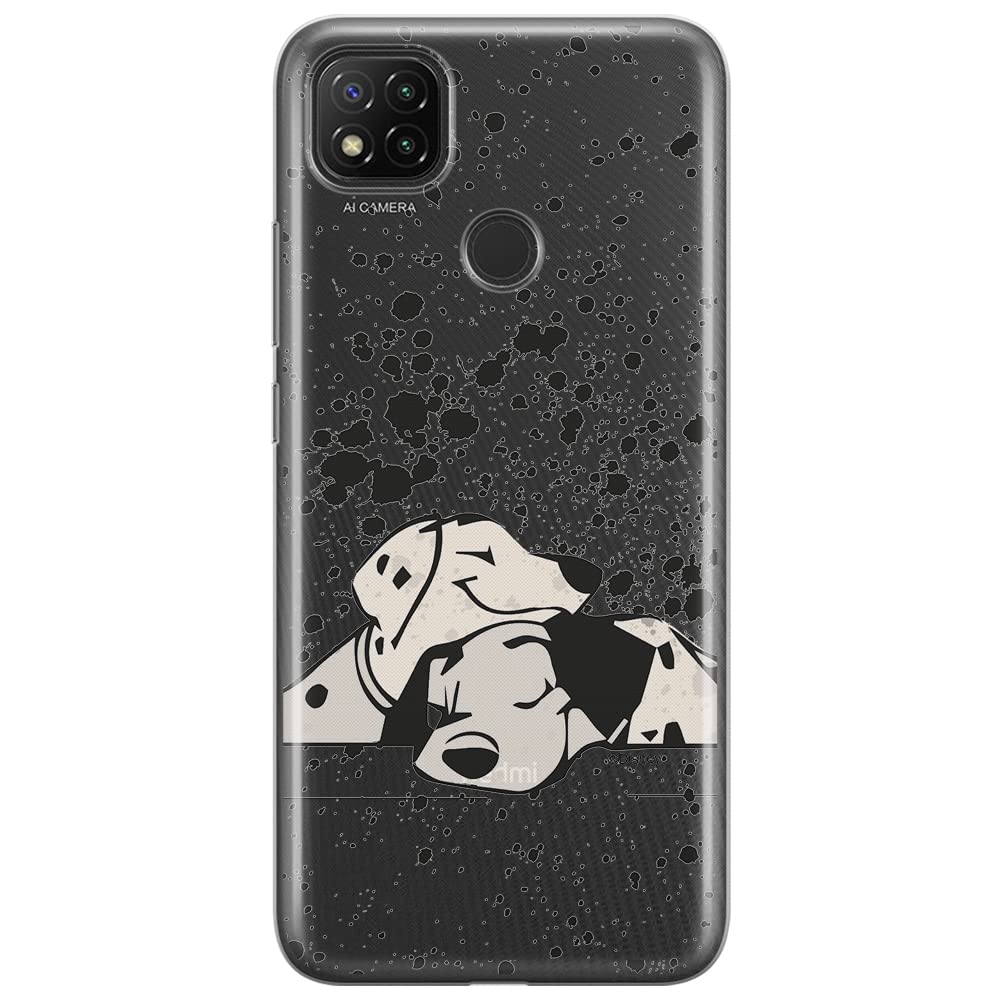 ERT GROUP mobile phone case for Xiaomi REDMI 9C original and officially Licensed Disney pattern Dalmatian 003 optimally adapted to the shape of the mobile phone, partially transparent
