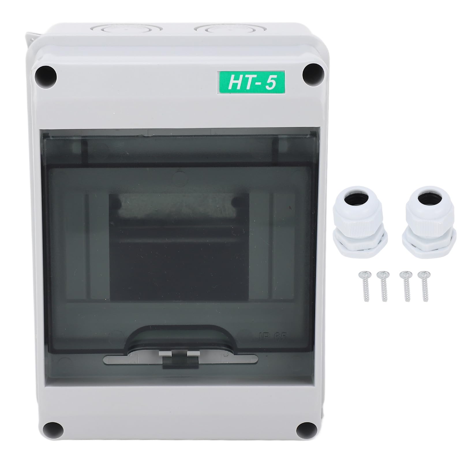 Transparent Cover Distribution Box, Circuit Breaker Box Distribution Protection Box 5 Way Plastic Transparent Cover Waterproof, Electrical Boxes